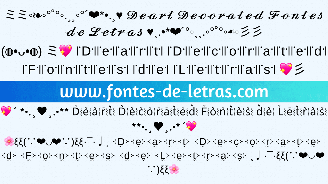 heartdecorated-fontes-de-letras